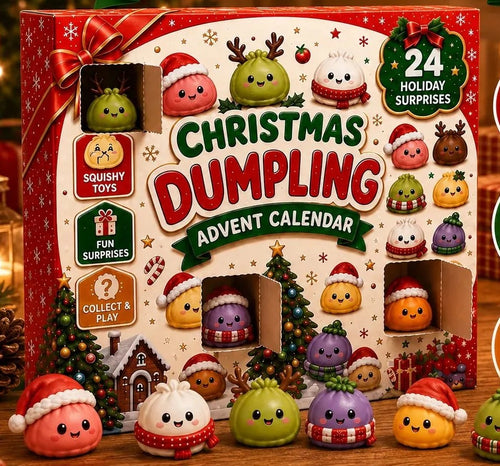Mini Squishy Adventi Naptár 2026, 24 mini figurával